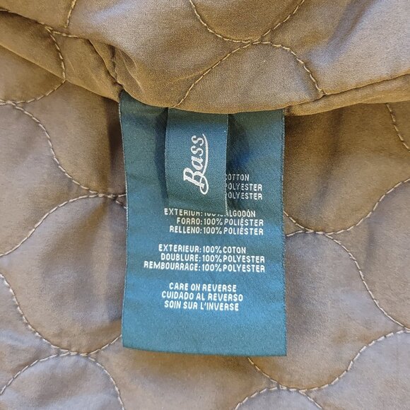 GH Bass Men Utility Field Jacket Canvas Barn Chore Coat Military Inspo Sz Small - Picture 8 of 10